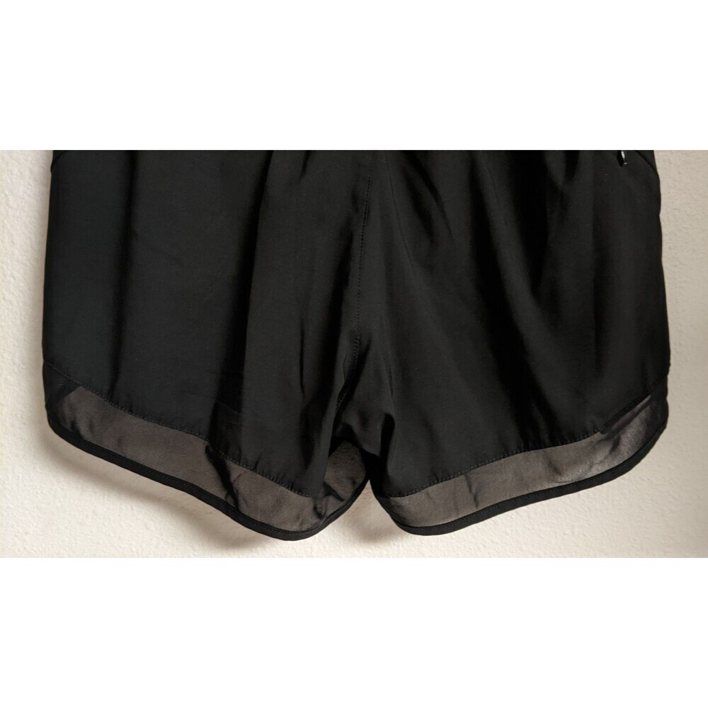 Women's ATHLETA Black Lined Running Shorts 4.25" Mesh Trimmed XS - Picture 8 of 12